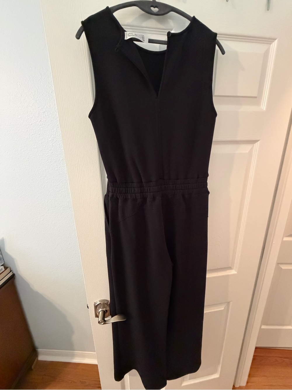 SPANX Black Sleeveless Jumpsuit - Picture 2 of 5